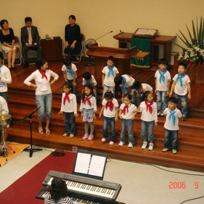 2006년 유치부 간세대예배 사진 2