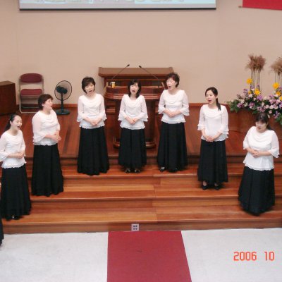 2006년 샤론중창단 발표회 사진 1