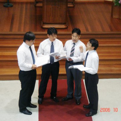 2006년 샤론중창단 발표회 사진 3