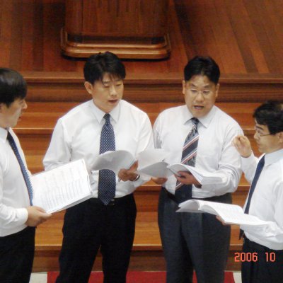 2006년 샤론중창단 발표회 사진 4