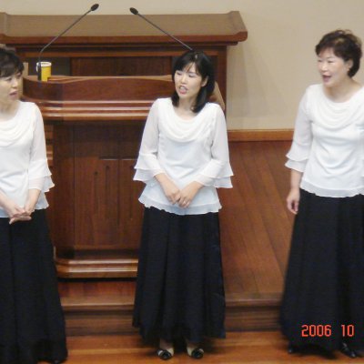 2006년 샤론중창단 발표회 사진 6