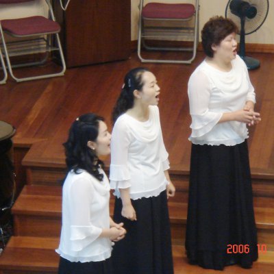 2006년 샤론중창단 발표회 사진 7