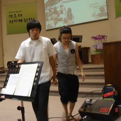 2007년 관현악부 헌신예배 사진 11