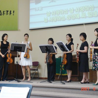 2007년 관현악부 헌신예배 사진 13