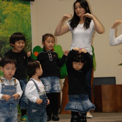 2008년 유치부 간세대예배 사진 2