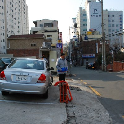 2008년 주차봉사 모습 사진 2