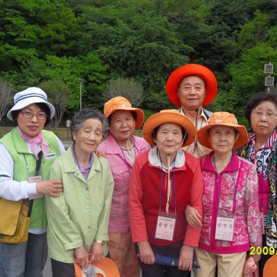 2009년 경로대학 봄소풍 사진 2