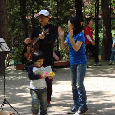 찬양대 연합 야외예배 사진 82
