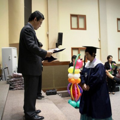 경로대학 5기 졸업식 사진 2